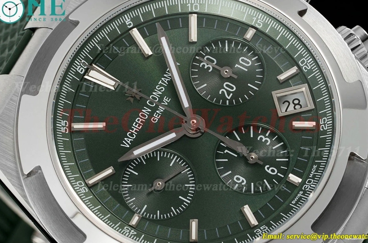 SS Dial Overseas RU Green 8F 5520V A7750 41mm Mod 0509